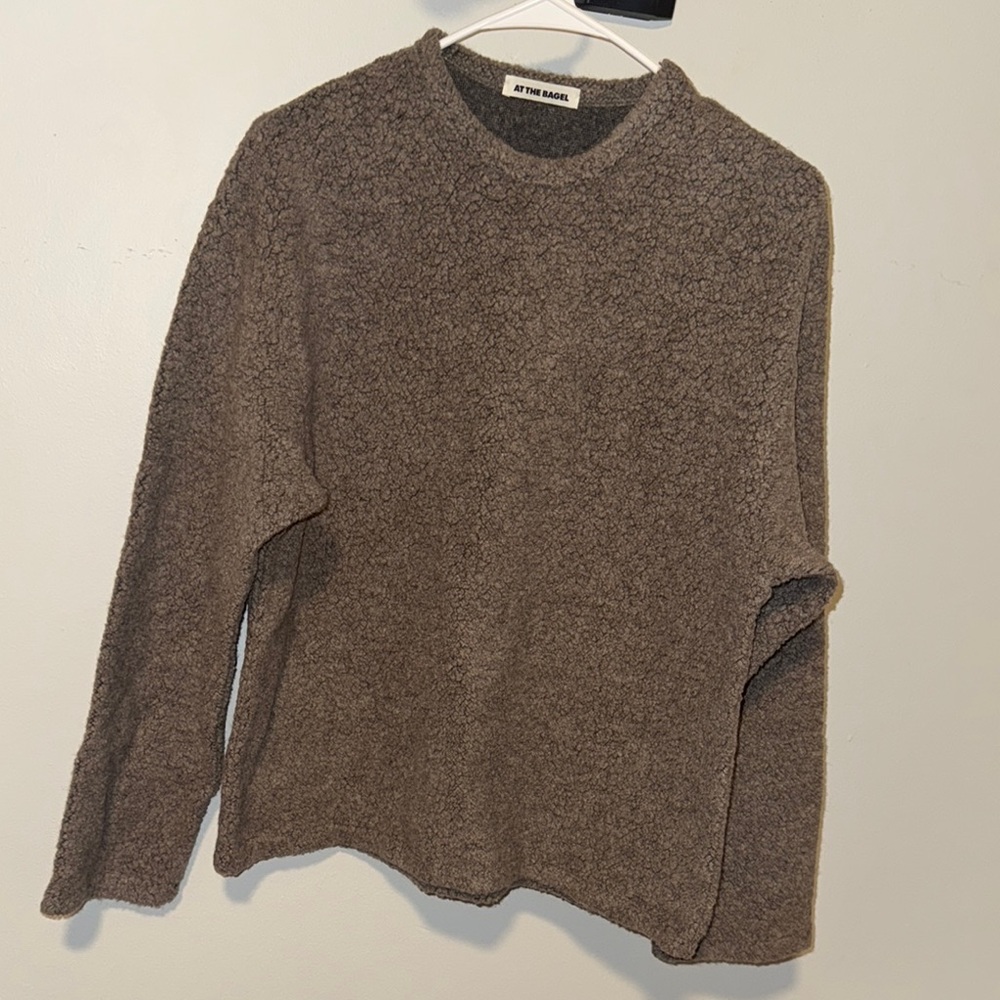 Brown Crew Neck Sweater